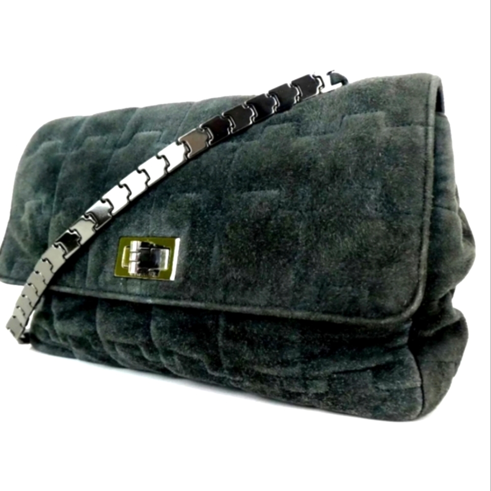 AUTH CHANEL 5848641 2.55 PUZZLE CHAIN SHOULDER BAG